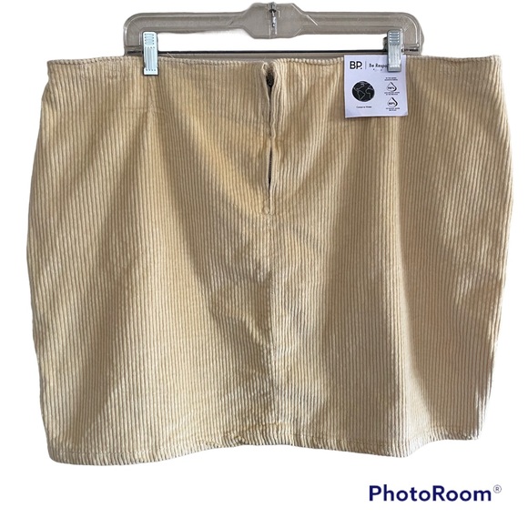 BP Plus Size Womens Corduroy Notched Hem Skirt - Picture 4 of 12